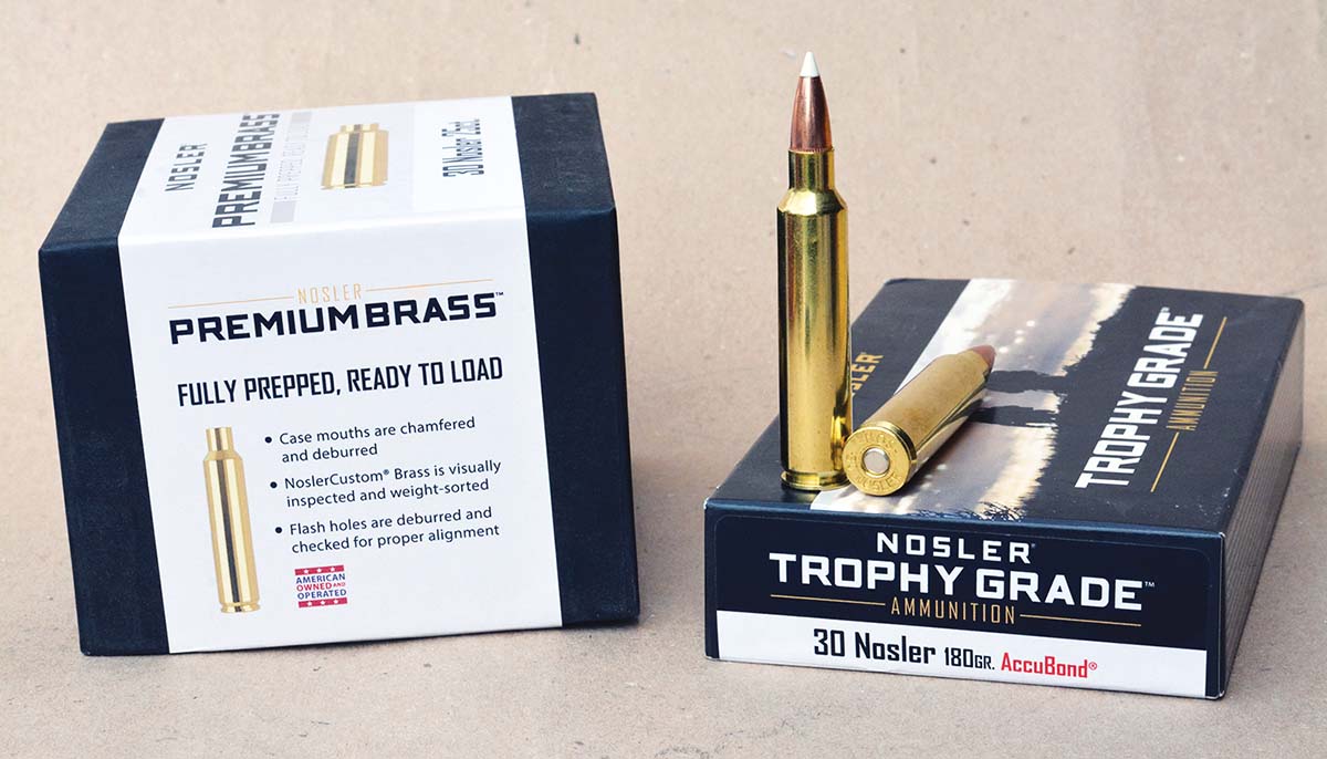 The 30 Nosler, based on a shortened 300 RUM case, is an outstanding .30-caliber magnum designed specifically for hunting big game in open country.